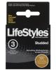 Lifestyles studded  premium lubricated latex 3-pack