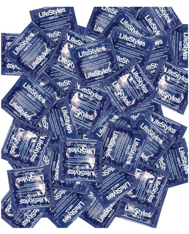 Lifestyles mega xl condoms box of 1000 bulk)