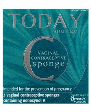 Today sponge vaginal contraceptive sponge – box of 3