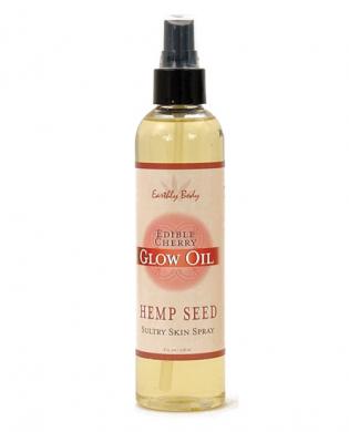 Edible glow massage oil – 8 oz cherry