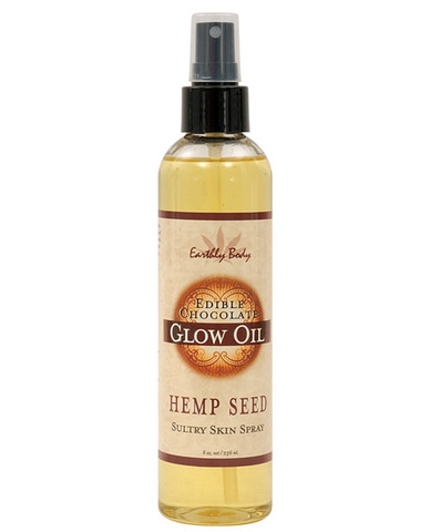 Edible glow massage oil - 8 oz chocolate
