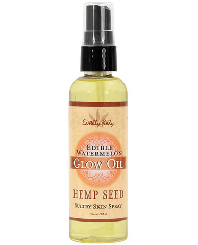 Edible glow massage oil - 3 oz watermelon