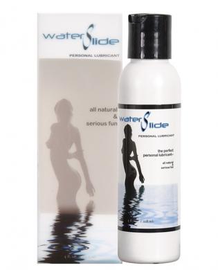 Water slide personal lubricant w/carrageenan – 4 oz bottle
