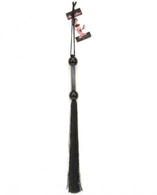 Sportsheets angel whip, black 22in