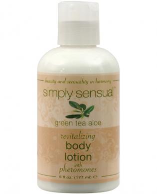 Simply sensual revitalizing body lotion – 6 oz green tea