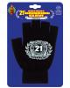 Official 21st birthday drinking glove - one size