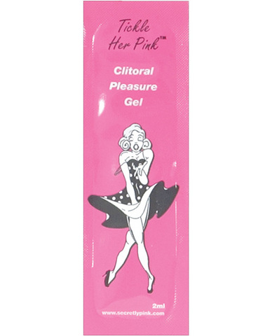 Tickle her pink clitoral pleasure gel 2 ml packet - ea