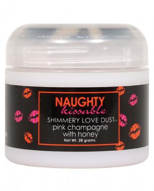 Naughty kissable shimmery love dust – pink champagne w/sifter