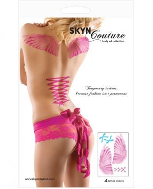 Skyn couture candy land wings body art tattoos – 4 sheets