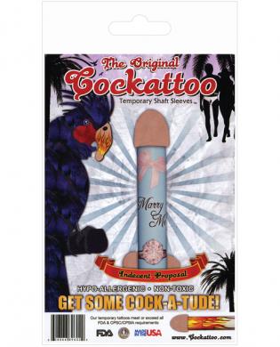 Cockattoo temporary penis tattoos – indecent proposal