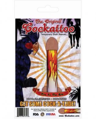 Cockattoo temporary penis tattoos – fire in the hole