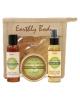 Earthly body jute gift bag naked in the woods - 6 oz candle, 3 o