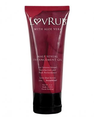 Lovrub for men enhancement gel – 2 oz tube