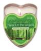 Heart tin suntouched hemp candle-naked in the woods 4oz