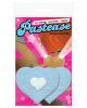 Pastease something blue white w/big baby blue heart o/s