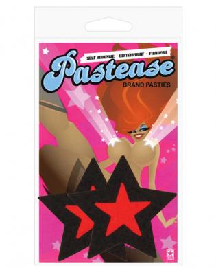 Pastease, black with big red stars o/s