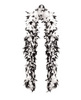 Heavy Weight Chandelle Boa - White W/black Tips