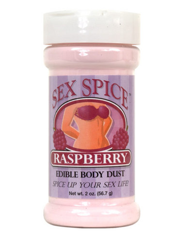 Sex spice edible body dust raspberry