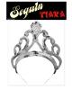 Princess sequin tiara, silver