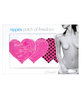 Pasties, Rio Hot Pink Small Heart 2-pack