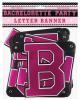 Bachelorette party letter banner