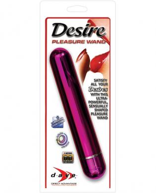 Desire 8in pleasure wand – pink