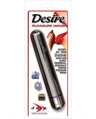 Desire 8in pleasure wand – silver