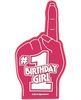 1 Birthday Girl Foam Hand