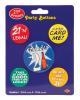 21st Birthday Party Buttons Pack Of 5