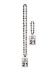 21st Birthday 2 Pc Bead Set