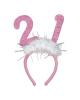 21 Birthday Glittered Bobbers Wmarabou