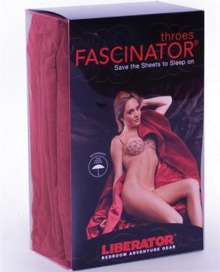 Liberator fascinator throes – red