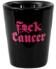F Ck Cancer Shot Glass - Pink And Black