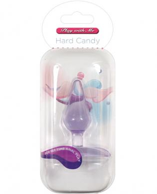 Blush hard candy anal toy – purple