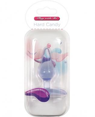 Blush hard candy anal toy – blue