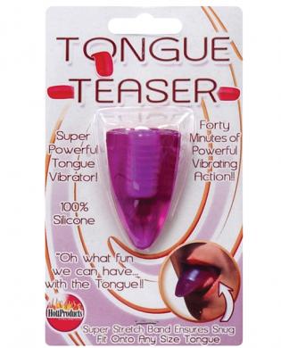 Tongue teaser purple
