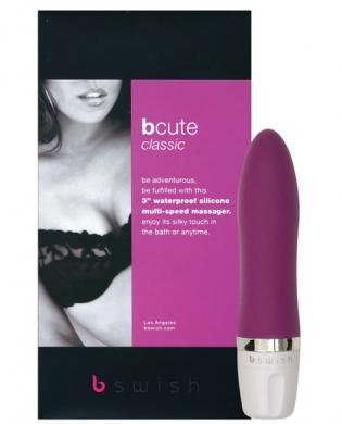 Bcute classic silicone waterproof massager – rose