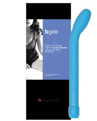 Bgee 7in curved vibrator – Aqua
