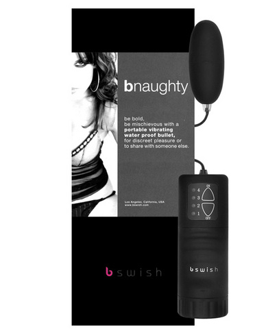 Bnaughty vibrating bullet - black