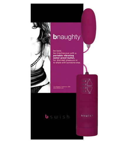 Bnaughty vibrating bullet - plum
