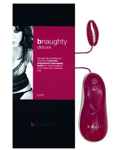 Bnaughty deluxe vibrating bullet - ruby