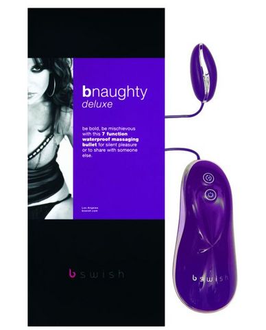 Bnaughty deluxe vibrating bullet - violet