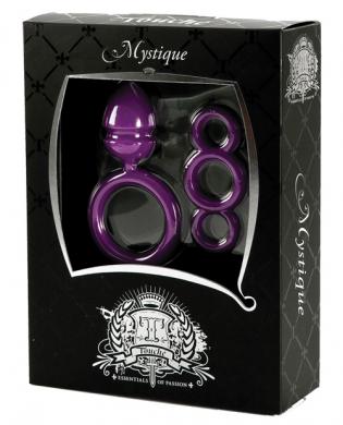 Touch mystique vibrating c-ring – purple