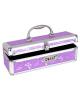 Lockable vibrator case - purple