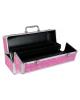  large lockable vibrator case - pink