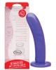 Silicone dildo, medium silk purple