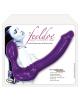 Silicone feeldoe, vibrating violet