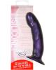 Tantus acute silicone dildo - midnight purple