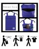 Holistic sneaky sack - blue