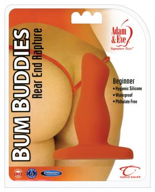 Adam and eve bum buddies rear end rapture silicone anal plug – beginner